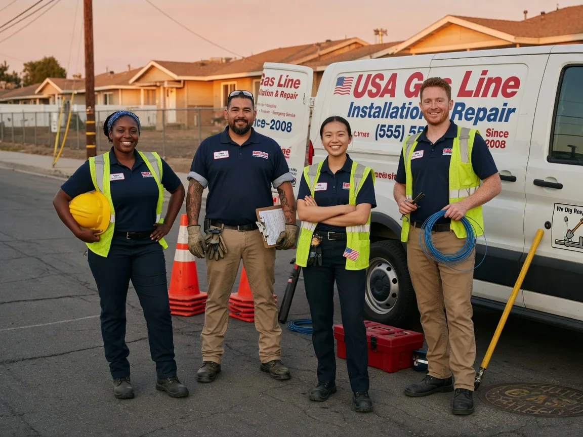 Gas Line Installation company in Rock, WV